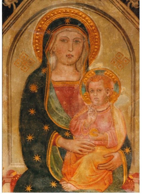 Madonna-in-trono-con-il-Bambino-s-Maria-in-Trastevere