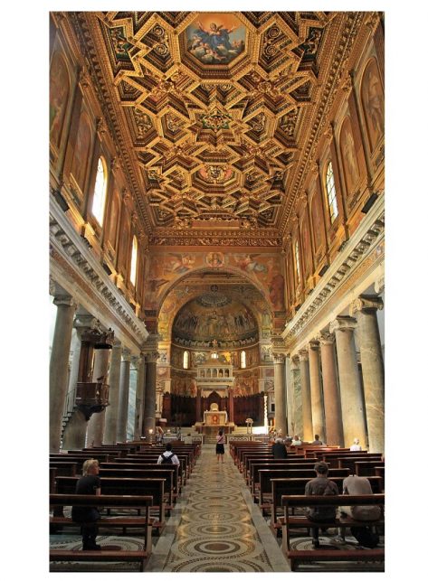 navata-centrale-santa-maria-in-trastevere